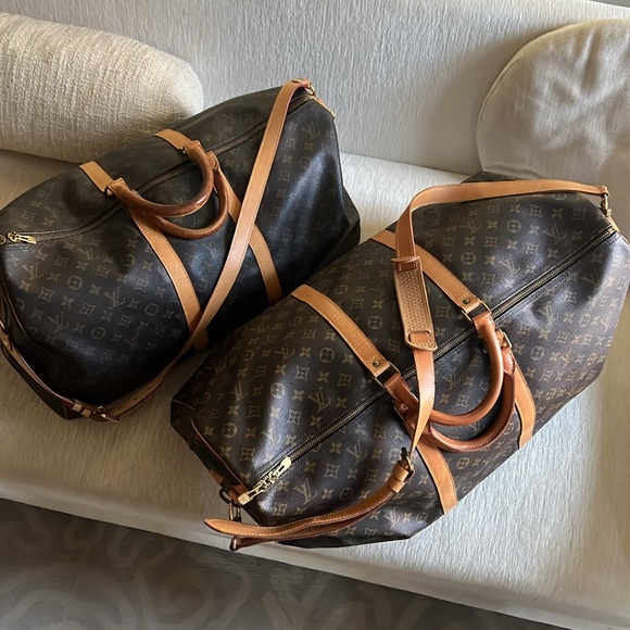 2 Louis Vuitton Keepall Bandouliere bundle - Picture 11 of 16